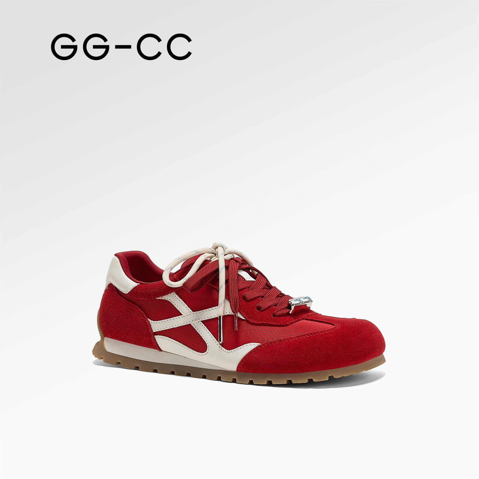 [same style as zhang yiyi] ggcc weird planet retro contrast color german training shoes for women 2025 autumn new casual shoes undefined