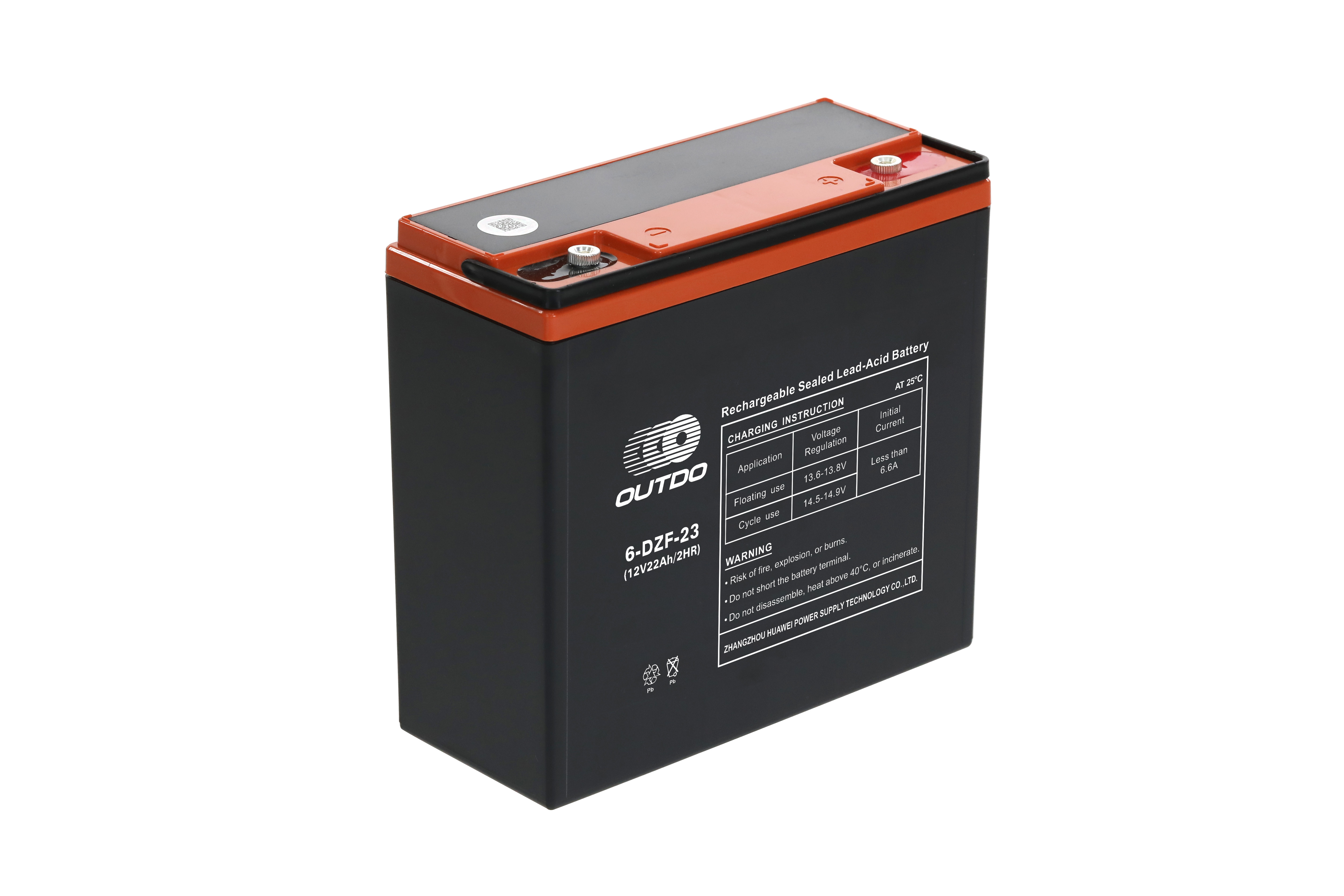 Factory direct supply of OUTDO 6-DZF-23 battery for Huawei electric vehicles, electric vehicle power assist battery