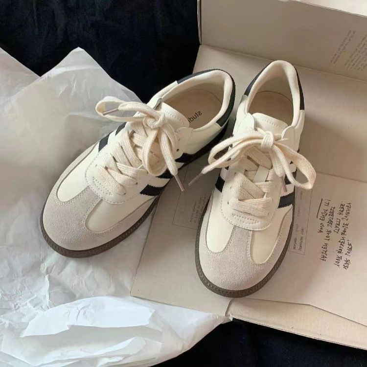 large size casual matte sneakers spring and autumn new women's sports versatile retro shoes student sneakers german training shoes women's shoes undefined