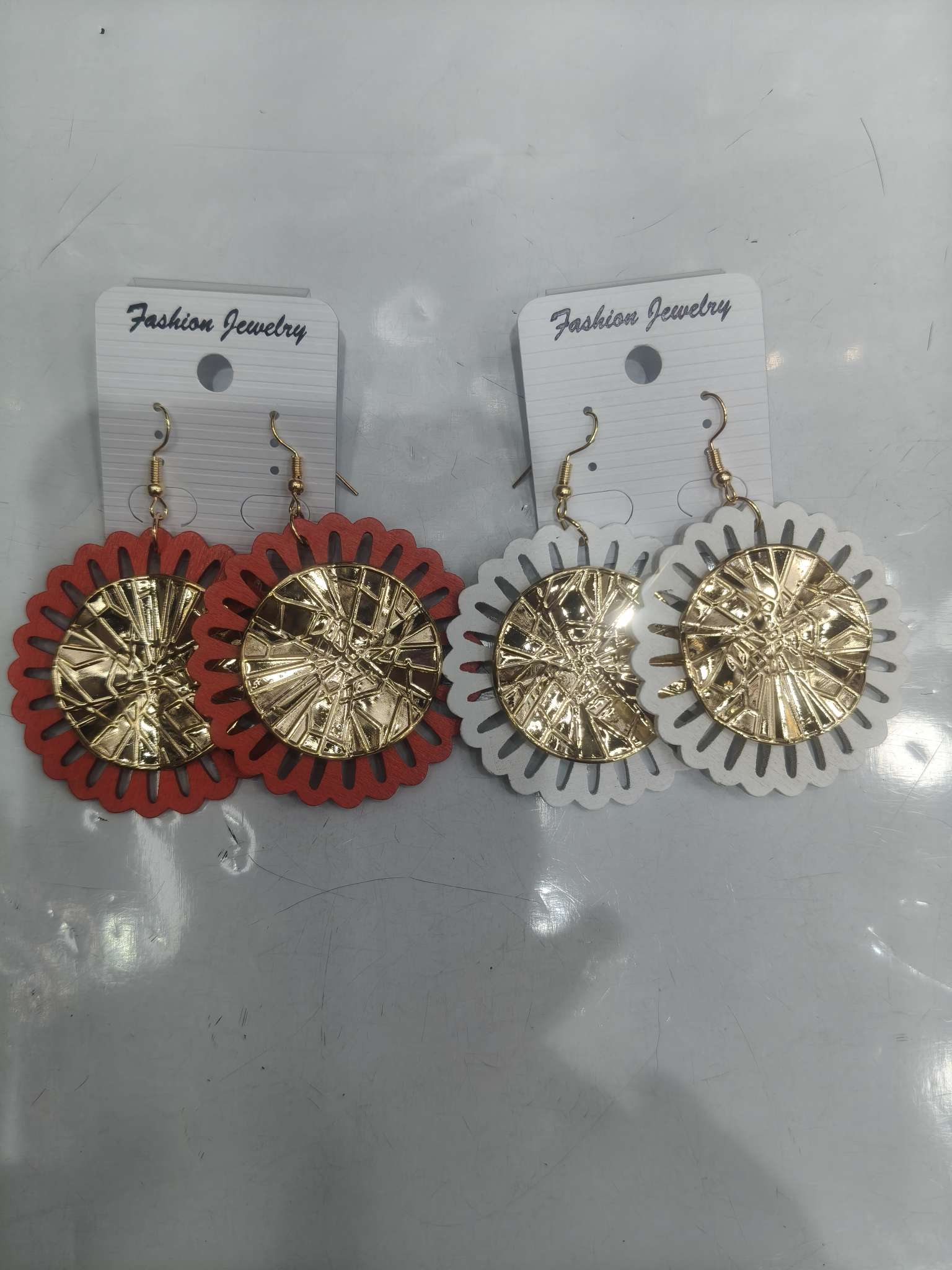 时尚木制耳饰耳环女气质优雅耳坠简约百搭饰品细节图