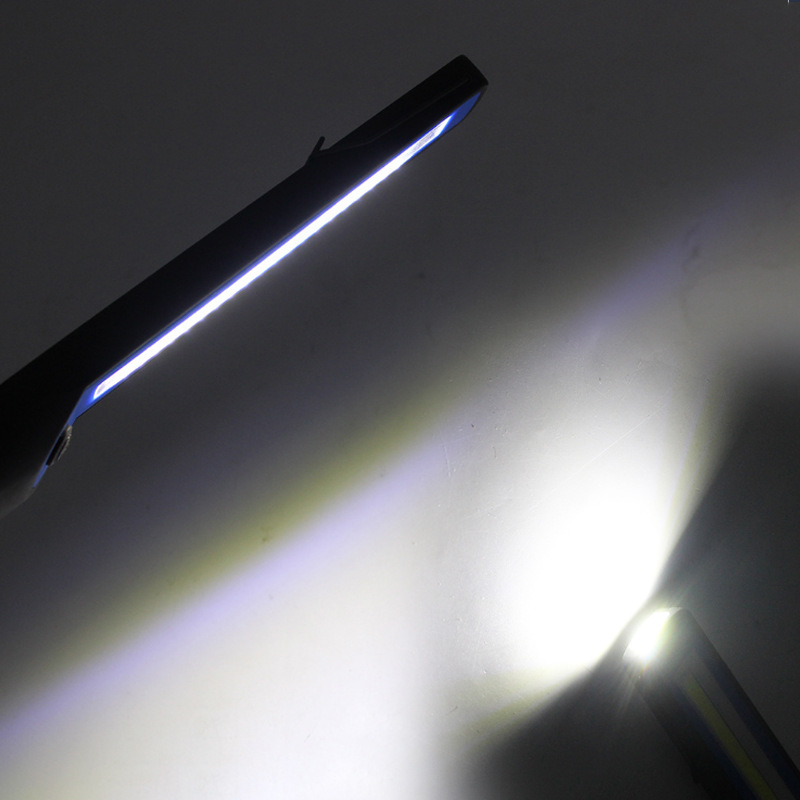 New COB multi-functional mountain bike magnet inspection light, outdoor camping hook, strong light illumination work light pic 4