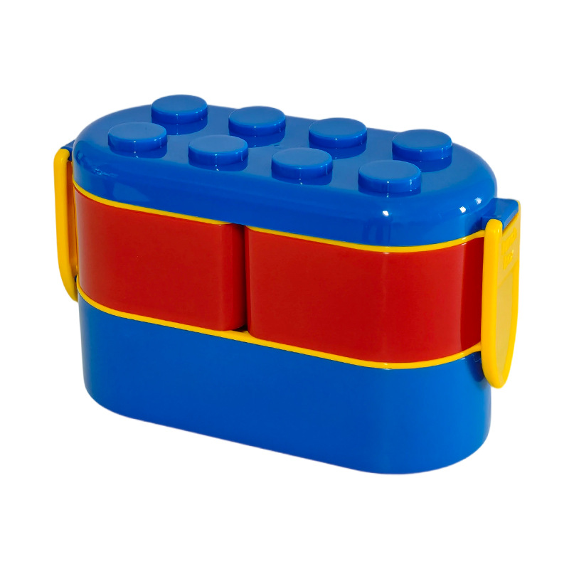 H226-616 Creative Building block Lunch Box, Light Food Bento Box, Microwave oven, children, office workers, fruit compartment heating, learning Item Picture