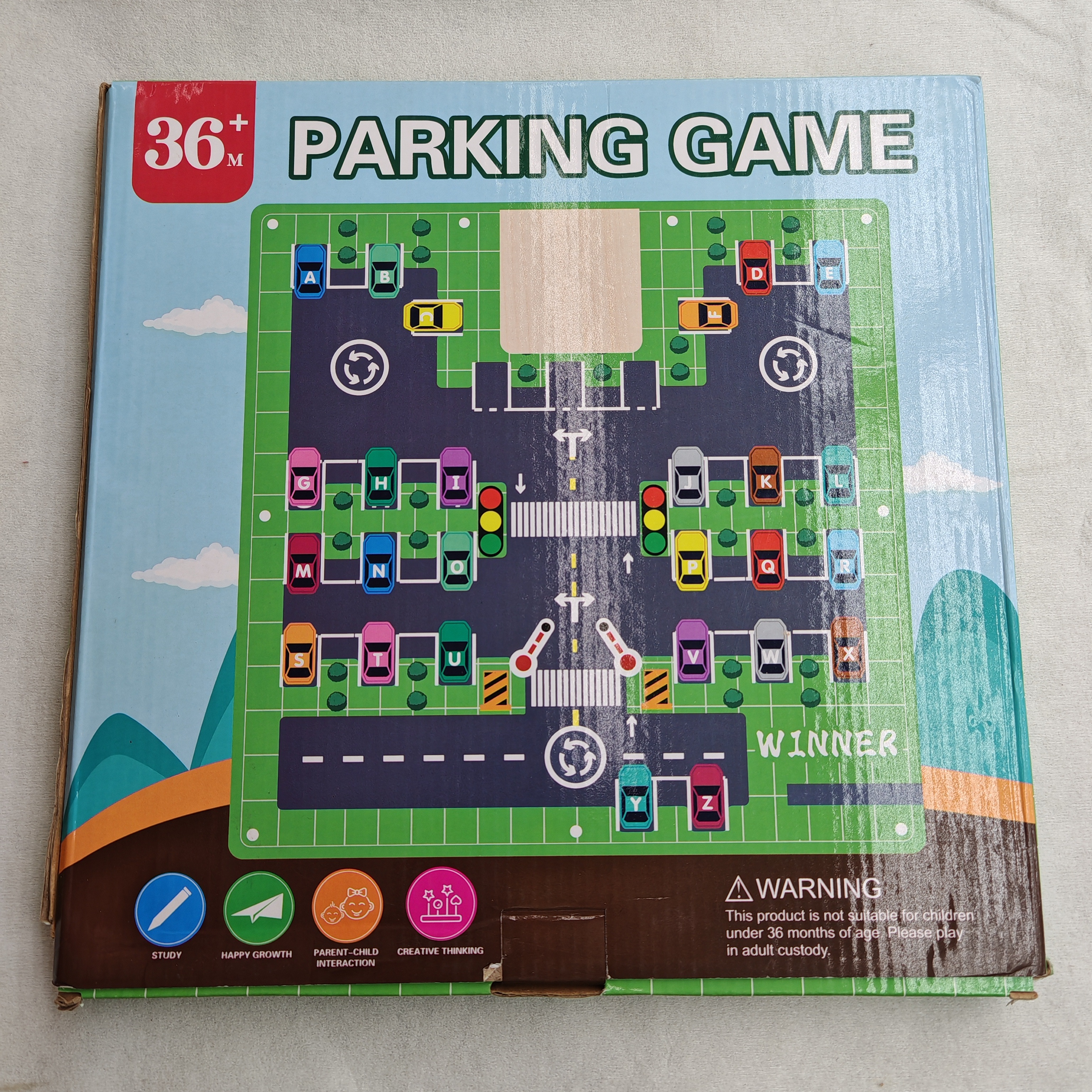 儿童交通迷宫游戏36个月以上益智玩具培养逻辑思维与互动 亲子玩具 早教玩具