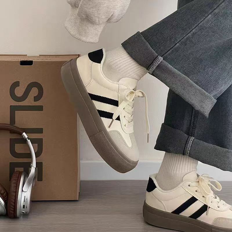 all-match german training shoes women's shoes popular spring and summer platform white shoes trendy casual sports skate shoes retro cortez details Picture