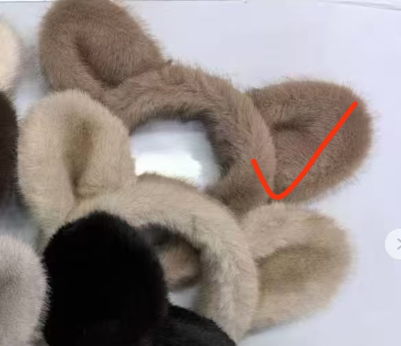 Big ears Cloud hair band, Korean-style patchwork hair accessory, headwear, hair clip, fashionable and versatile, simple hair band accessory, hair band details Picture