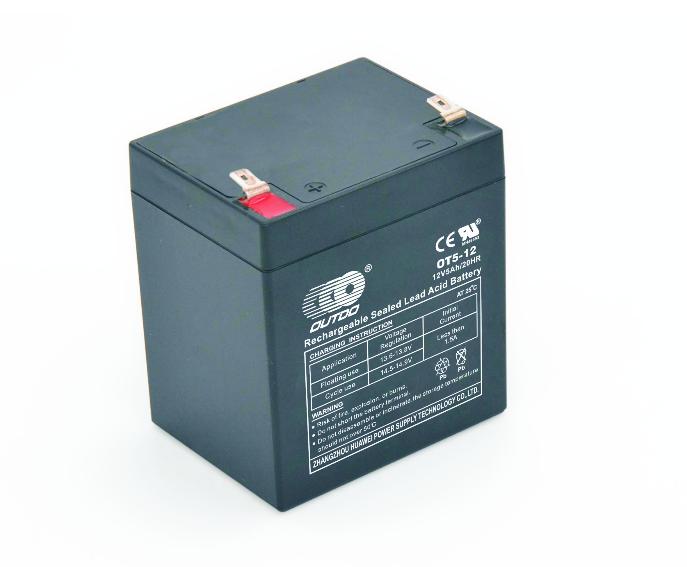 原厂正品奥特多(OUTDO)华威OT5-12   12V5A  UPS电源电池  
