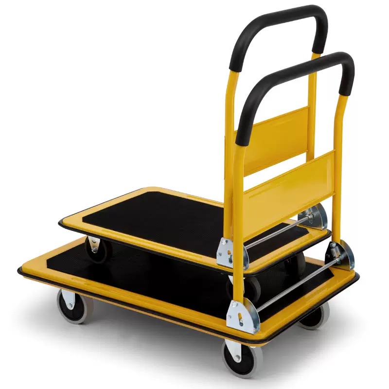 Small Silent Logistics Trolley, Flatbed Truck, Warehouse Logistics Small Trolley, Swivel Wheel Flatbed Truck, Small Trolley Specification drawing