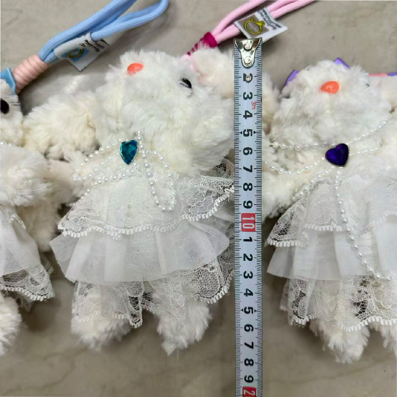 Princess dress, rabbit mascot, animal plush toys, souvenirs, dolls, cartoon accessories, pendants, plush figurines, keychains, cloth dolls, cute decorations, gifts, claw machine factory direct sales Specification image