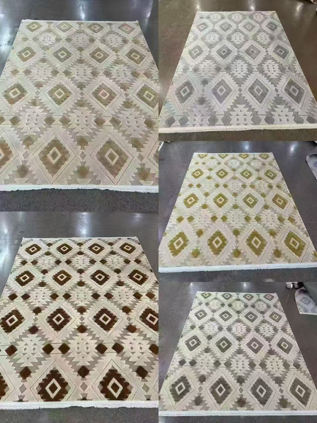 阳离子舒棉绒地毯家用防滑易打理轻奢地垫现代简约客厅地毯大面积满铺详情7