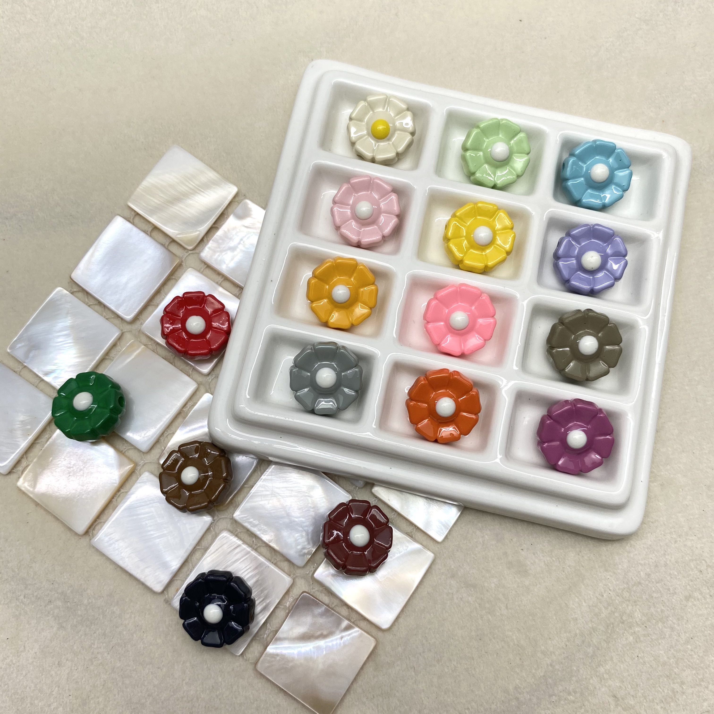 树脂配件/宋锦/字母金属配件/树脂饰品配件/diy细节图