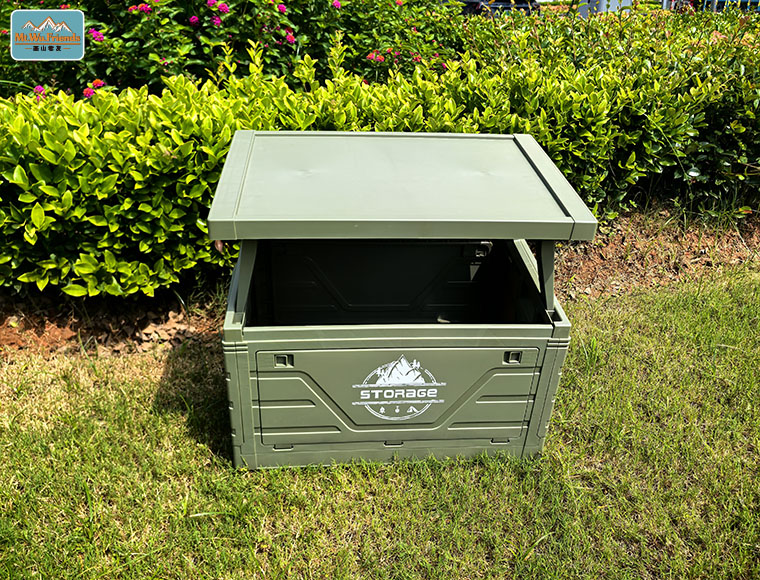 Wushan Old Friend Outdoor Foldable Box, Camping Convenient Storage Box, car trunk Storage Box, Picnic Storage Box pic 26