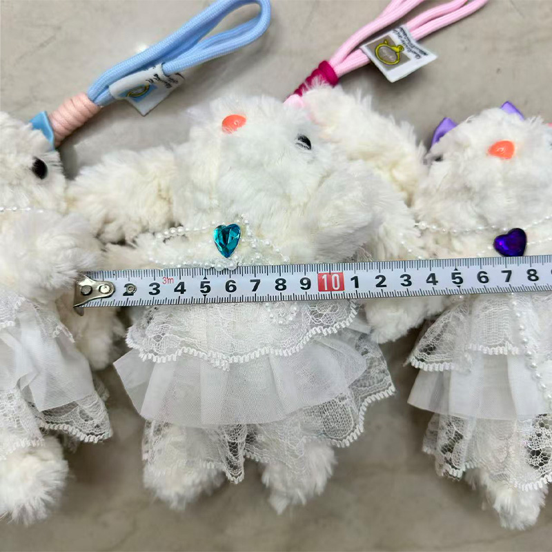 Princess dress, rabbit mascot, animal plush toys, souvenirs, dolls, cartoon accessories, pendants, plush figurines, keychains, cloth dolls, cute decorations, gifts, claw machine factory direct sales Application Scenario