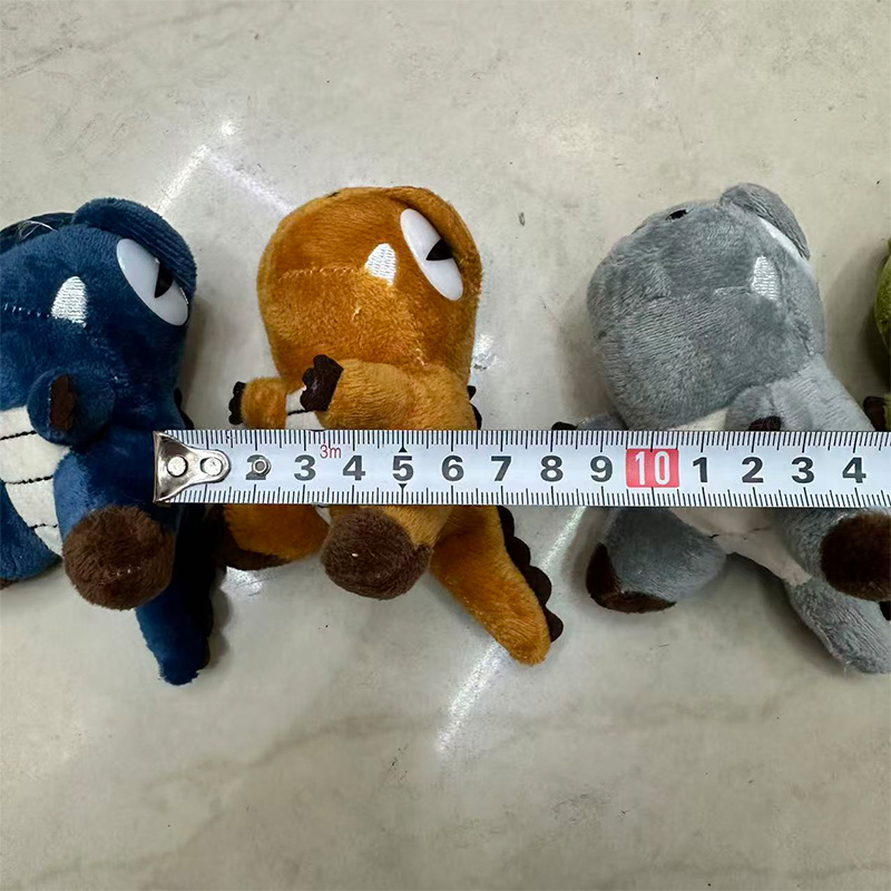 Four-color little dinosaur mascots, animal plush toys, souvenirs, dolls, cartoon accessories, pendants, plush figurines, keychains, cloth dolls, cute decorations, gifts, claw machine factory direct sales Application Scenario