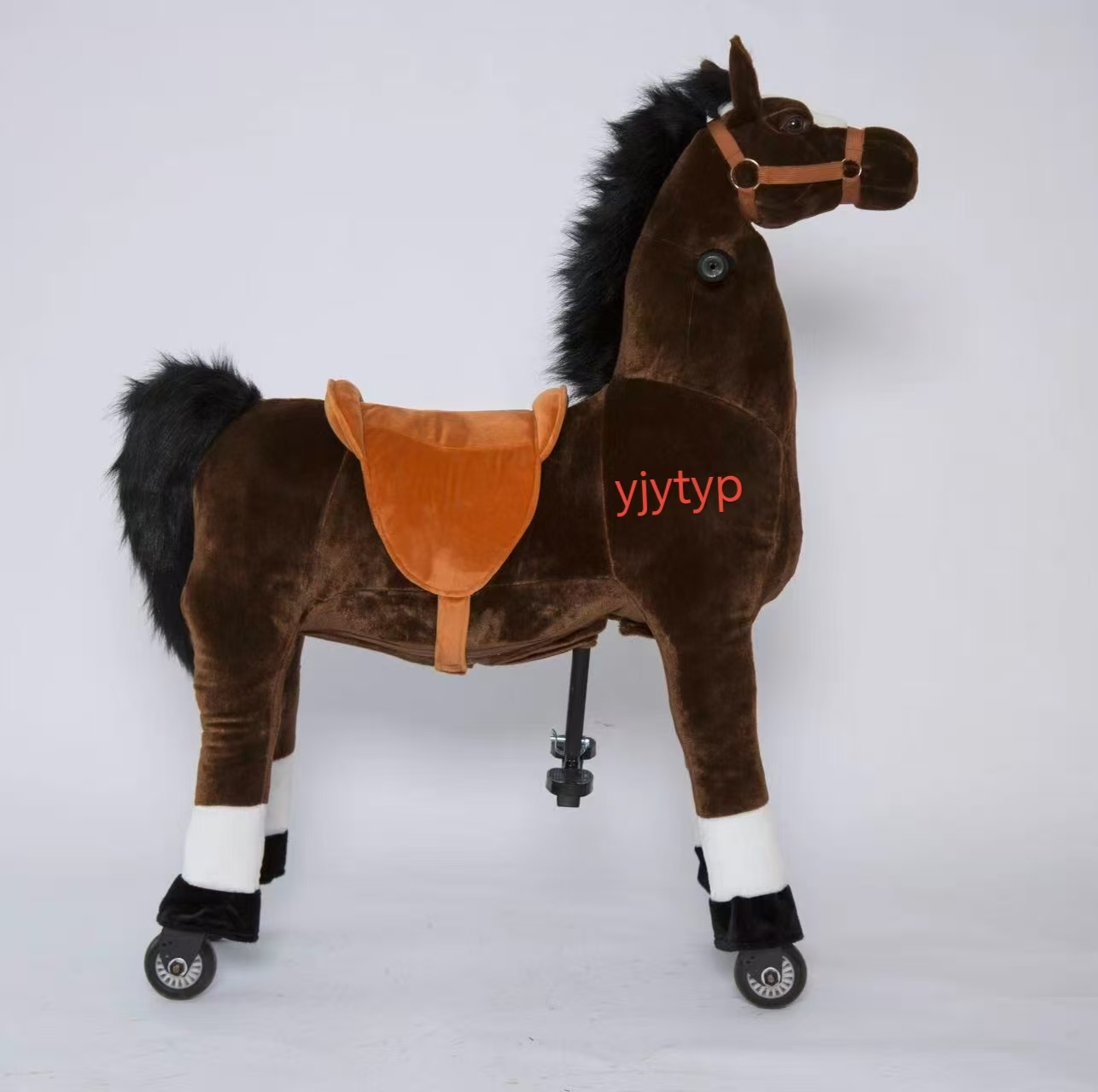 儿童霸气仿真座驾骑行诸葛马摇摇马培养宝贝手脚平衡运动力滑行车80.90后父母的童年回忆