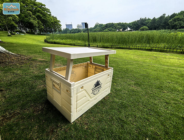 Wushan Old Friend Outdoor Foldable Box, Camping Convenient Storage Box, car trunk Storage Box, Picnic Storage Box pic 11