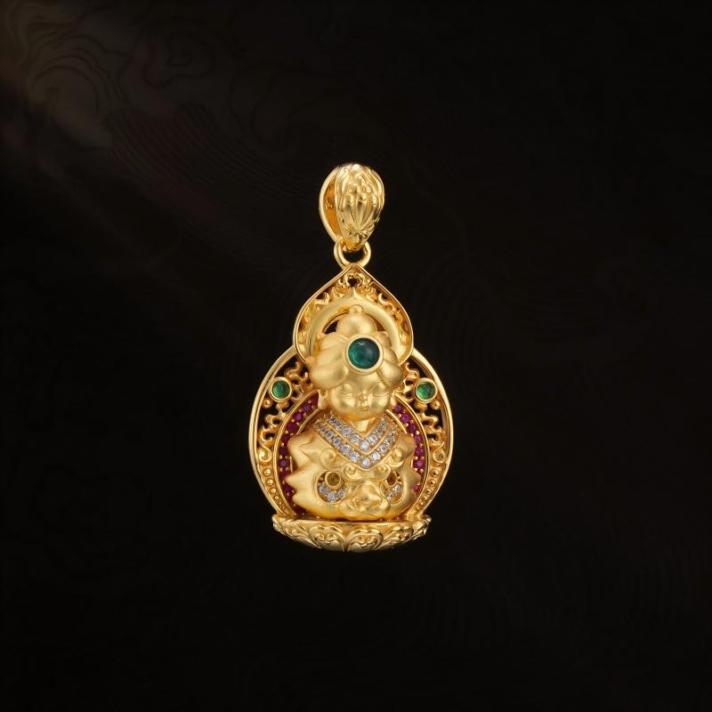 文殊宝宝佛吊坠