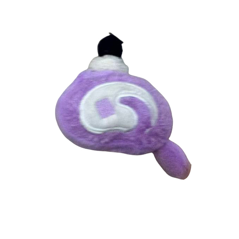 五色瑞士卷面包吉祥物动物毛绒玩具纪念品玩偶卡通周边挂件毛绒公仔挂件钥匙扣布偶挂件可爱装饰礼物夹娃娃机厂家直销详情8