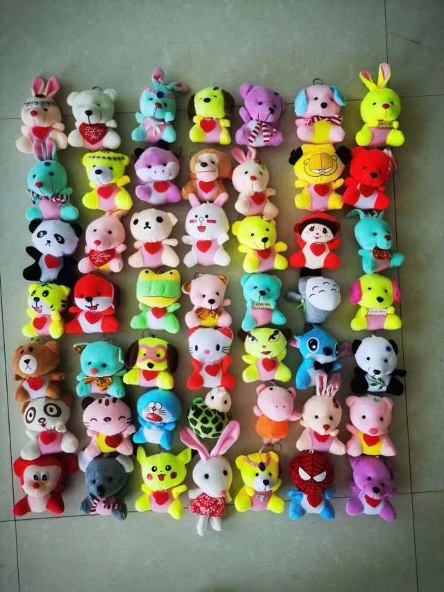 20cm抓娃娃机公仔套餐 地推毛绒玩具小号婚礼抛洒结婚庆 玩偶批发 