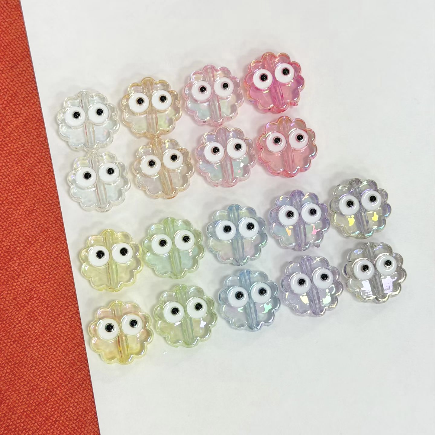 diy acrylic transparent oil-dropping coal balls/mobile phone chains, keychains, bags, pendants, accessories, materials, loose beads Specification image