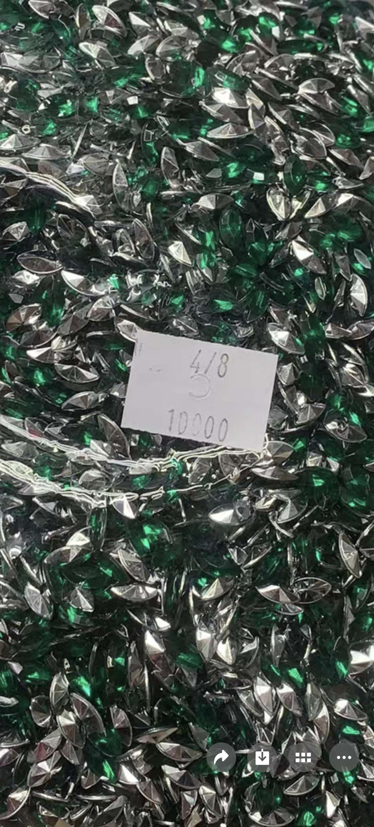 4X8尖马眼，DIY，压克力爆款15个色树脂配件