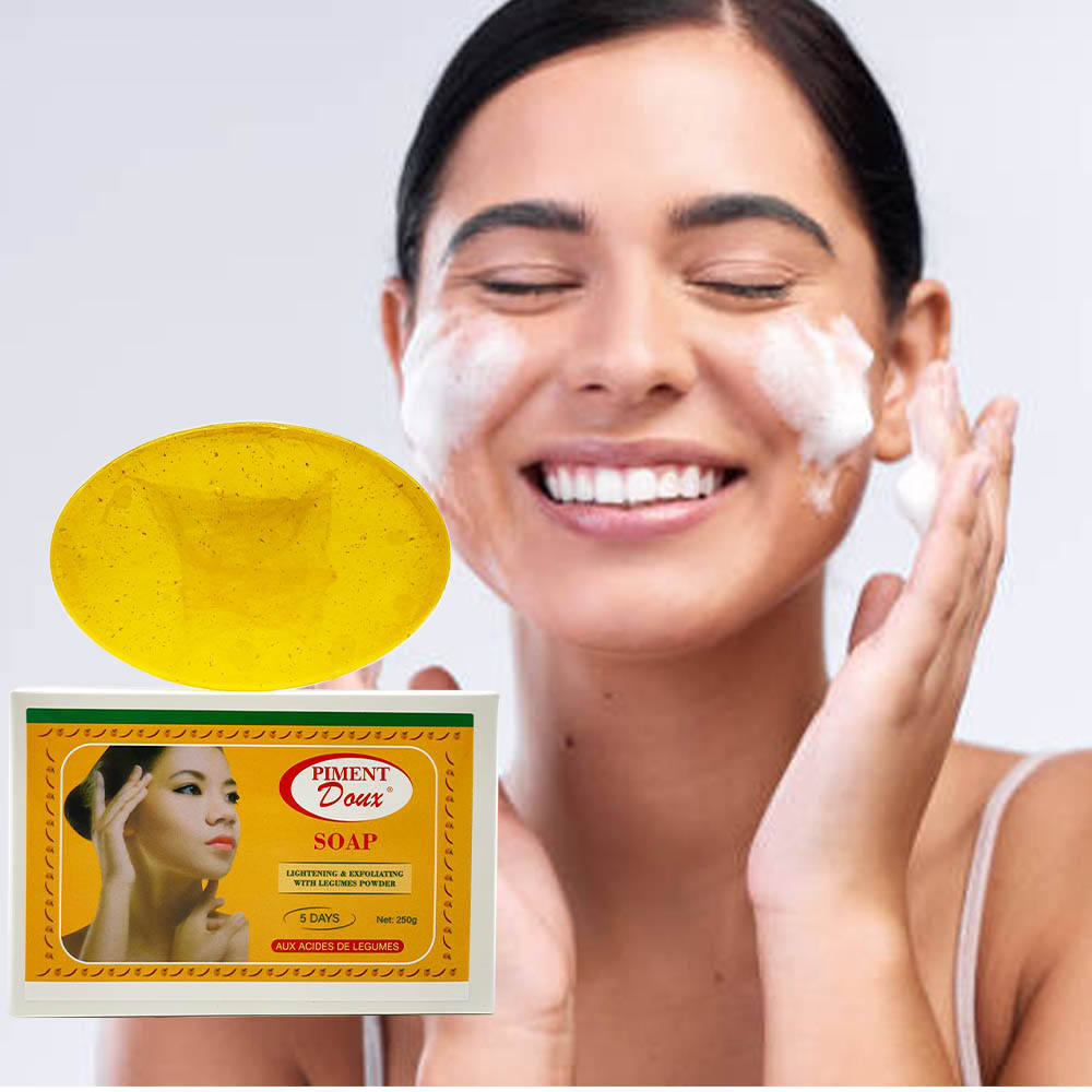 Piment Doux Lightening Soap Face & Body Soap  