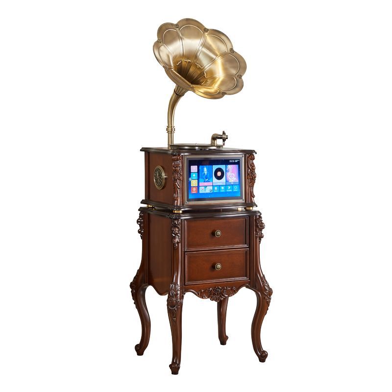 欧式风格唱片机  家居摆件  装饰摆件  黑胶唱片机  电视屏唱片机  仿古唱片机  显示屏留声机蓝牙音箱  USB 