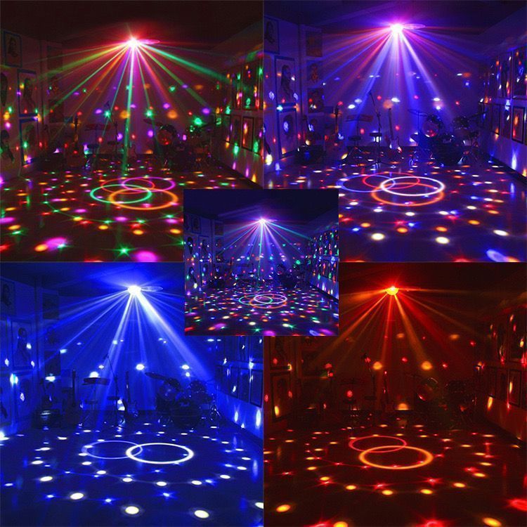 Bluetooth Big Magic ball, Bluetooth speaker, small speaker, seven-color rotating color light, subwoofer, high sound quality, ktv dancing light, atmosphere light, seven-color electronic details Picture