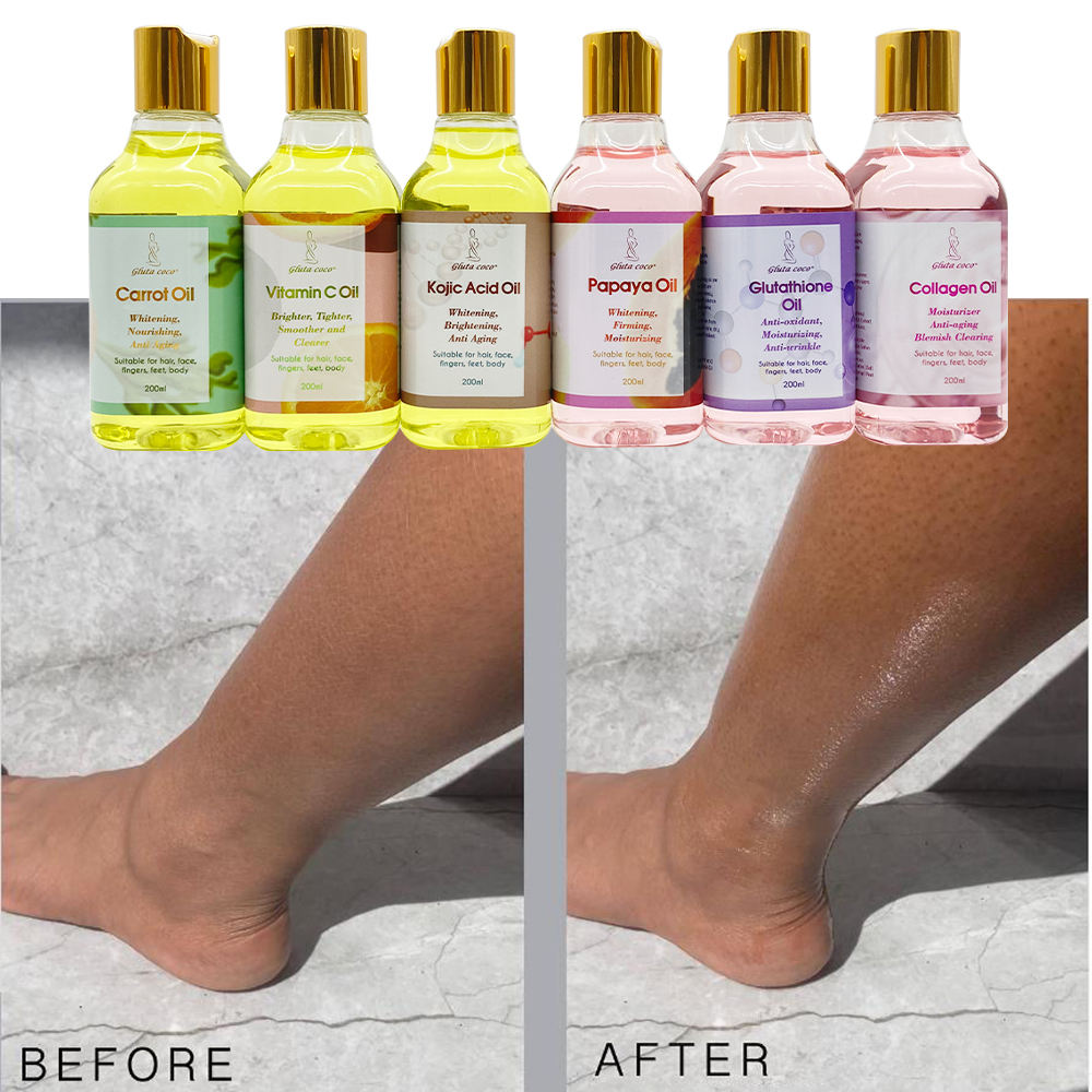 Gluta Coco Vitamine C Oil Face & Body Oil Application Scenario