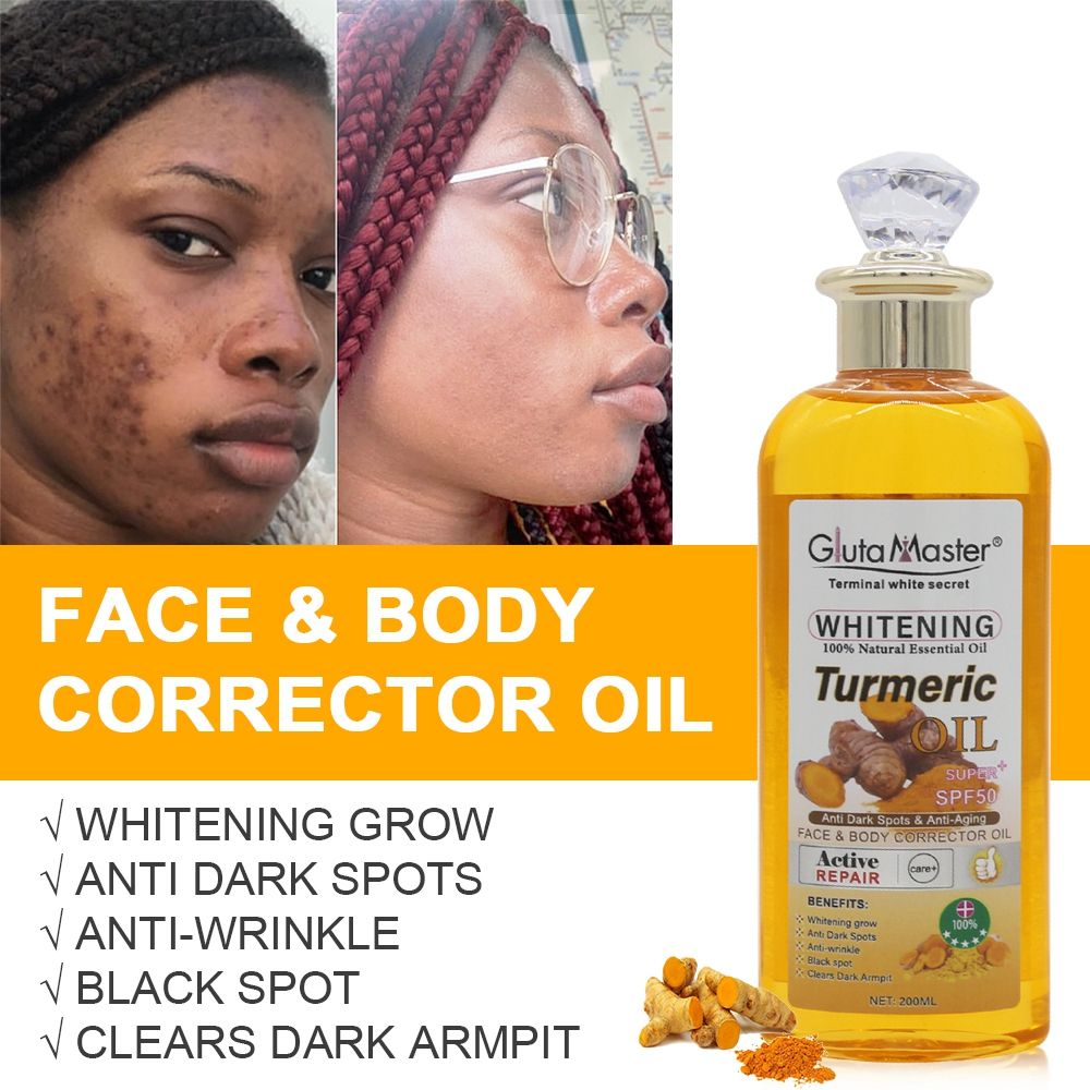 Gluta Master Whitening Turmeric Oil SPF 50+ Face & Body Oil Specification image