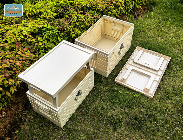 Wushan Old Friend Outdoor Foldable Box, Camping Convenient Storage Box, car trunk Storage Box, Picnic Storage Box pic 15