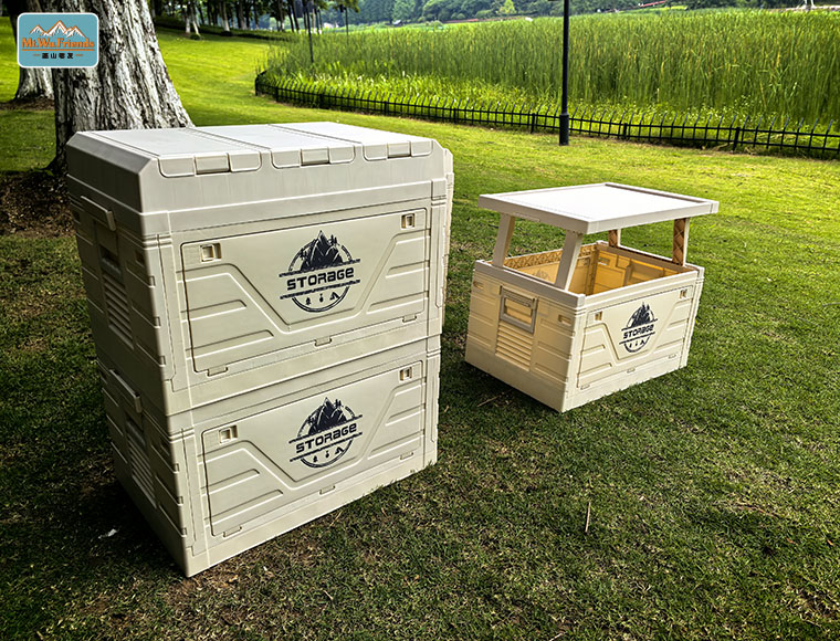 Wushan Old Friend Outdoor Foldable Box, Camping Convenient Storage Box, car trunk Storage Box, Picnic Storage Box pic 5