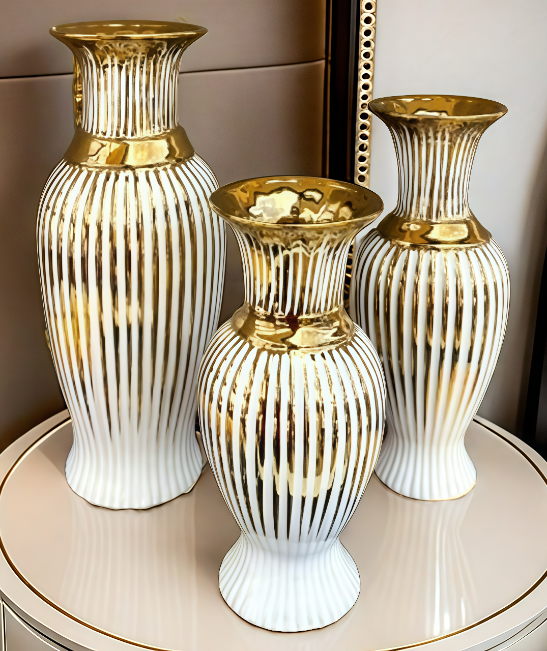 Handicrafts, gifts, ceramic vases, decorative ornaments, hydroponic wooden stands, creative home decorations, vase ornaments, vase ornaments Specification image