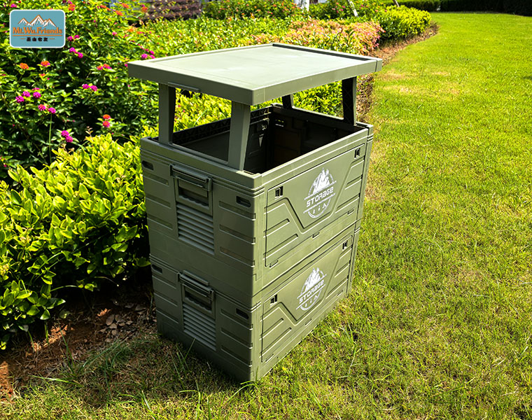 Wushan Old Friend Outdoor Foldable Box, Camping Convenient Storage Box, car trunk Storage Box, Picnic Storage Box pic 29