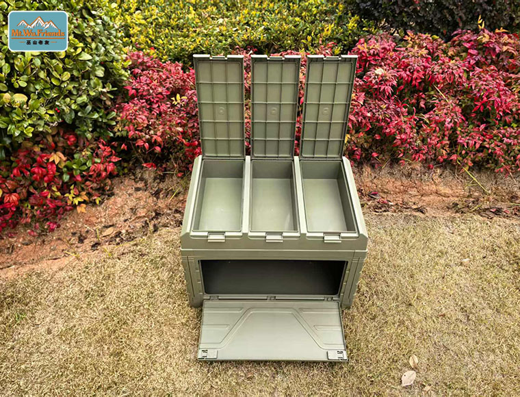 Wushan Old Friend Outdoor Foldable Box, Camping Convenient Storage Box, car trunk Storage Box, Picnic Storage Box pic 21