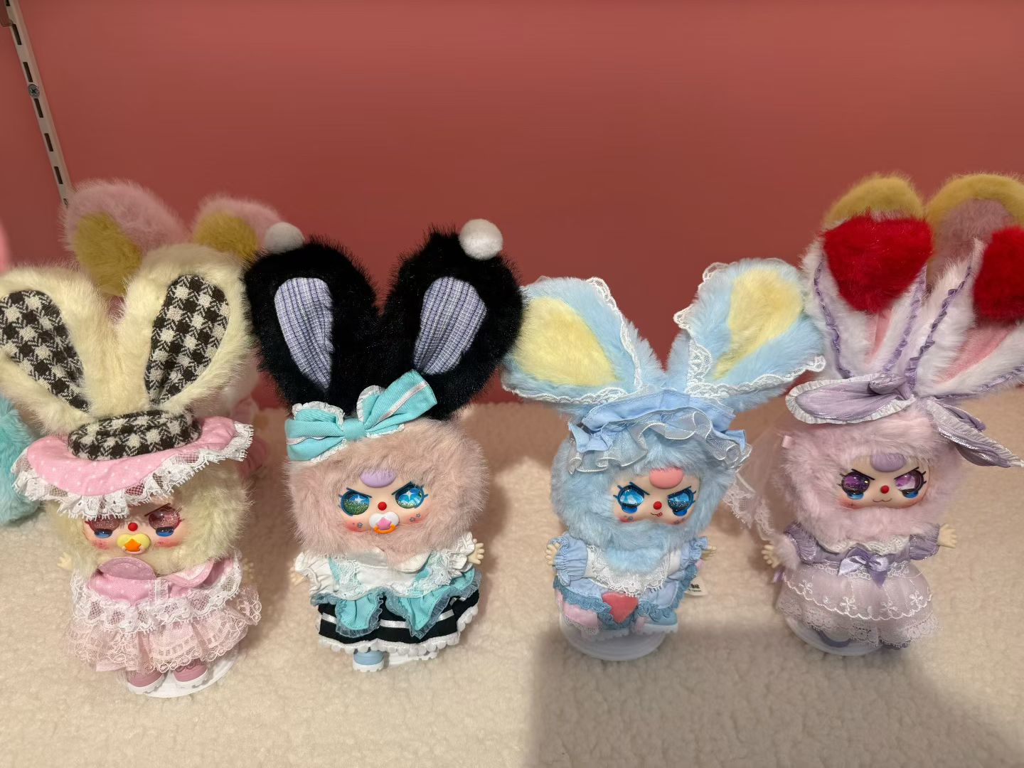 This is a genuine plush vinyl doll from the Lolita series. It's a cute and high-end Lolita-style plush vinyl toy detail image 3