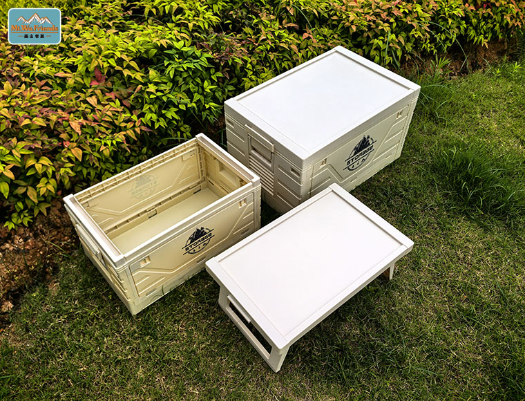 Wushan Old Friend Outdoor Foldable Box, Camping Convenient Storage Box, car trunk Storage Box, Picnic Storage Box pic 14