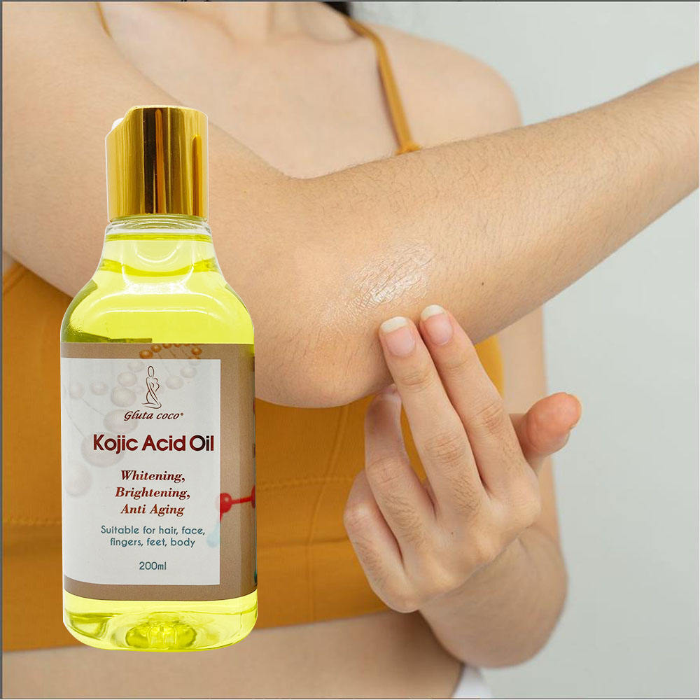 Gluta Coco Kojic Acid Oil Strong Whitening  Face & Body Oil细节图