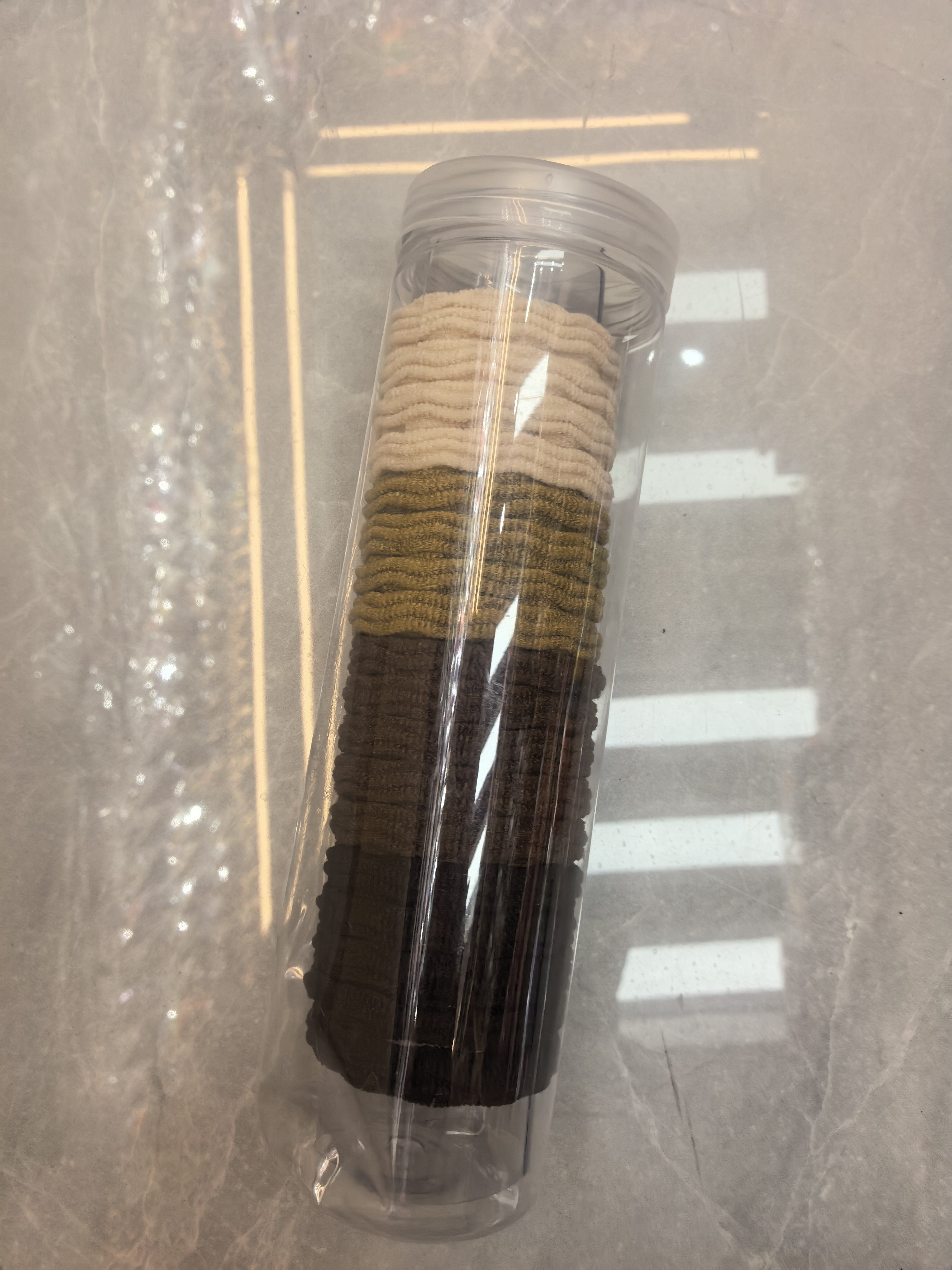 头饰流行皮筋提花头绳儿童成人不勒头发皮筋详情图6