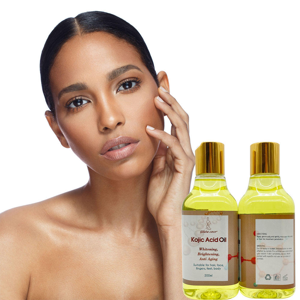 Gluta Coco Kojic Acid Oil Strong Whitening  Face & Body Oil