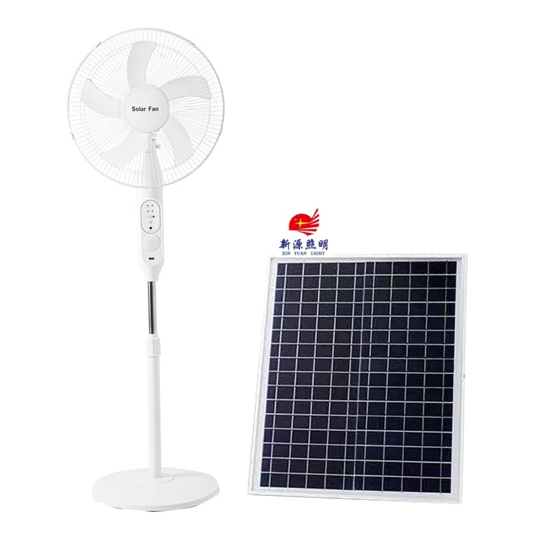 SolarFans多功能太阳能户外风扇USB充电遥控款落地扇静音产品图