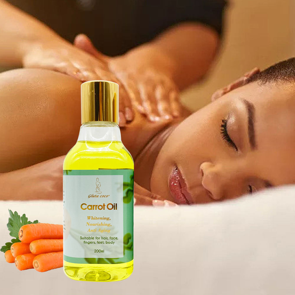 Gluta Coco Carrot Oil Repair Damaged Anti-Aging Body Oil细节图