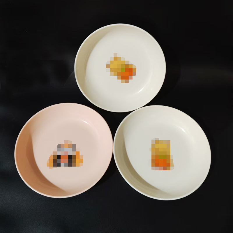 【3-7区】 H10 圆形卡通- 吐骨蝶 600/箱	H10圆蝶圆盘吐骨碟酒店饭店卡通碟子圆形盘子塑料水果盘1元详情3