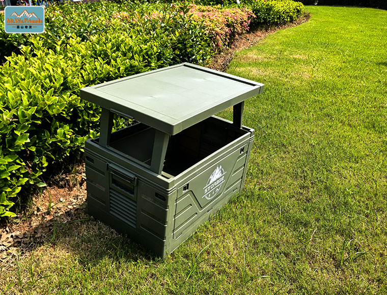 Wushan Old Friend Outdoor Foldable Box, Camping Convenient Storage Box, car trunk Storage Box, Picnic Storage Box pic 25