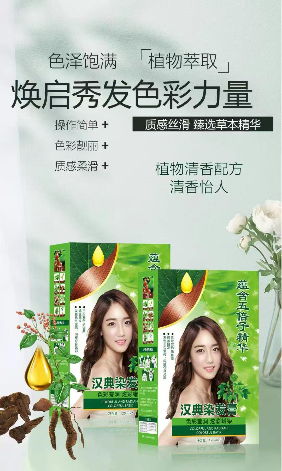 染发剂/染发膏/一洗黑/白转黑染发膏/同仁堂染发膏产品图
