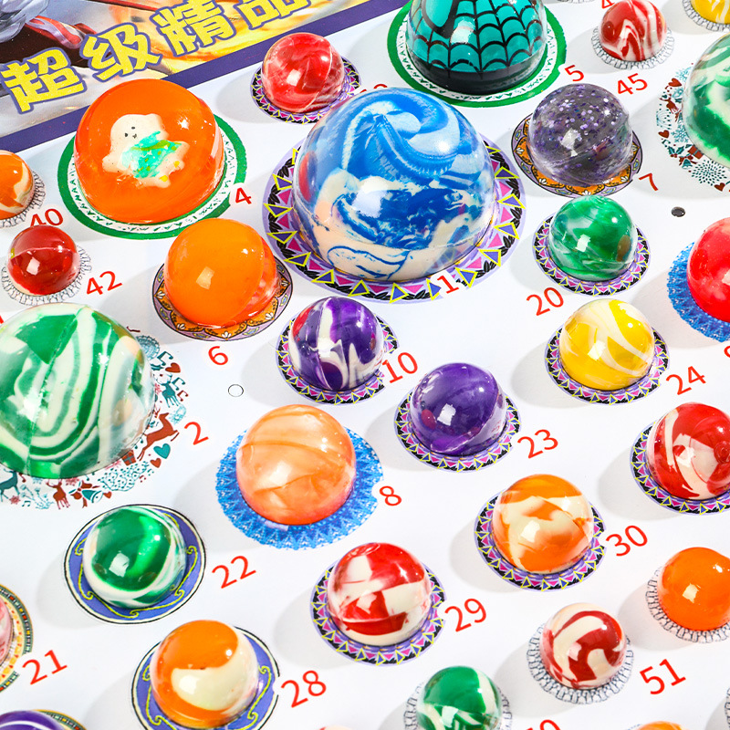 dragon ball chouchoule men's hollow hole music disassembly blind box rubbing moving stamp scratch card award gift toys Application Scenario