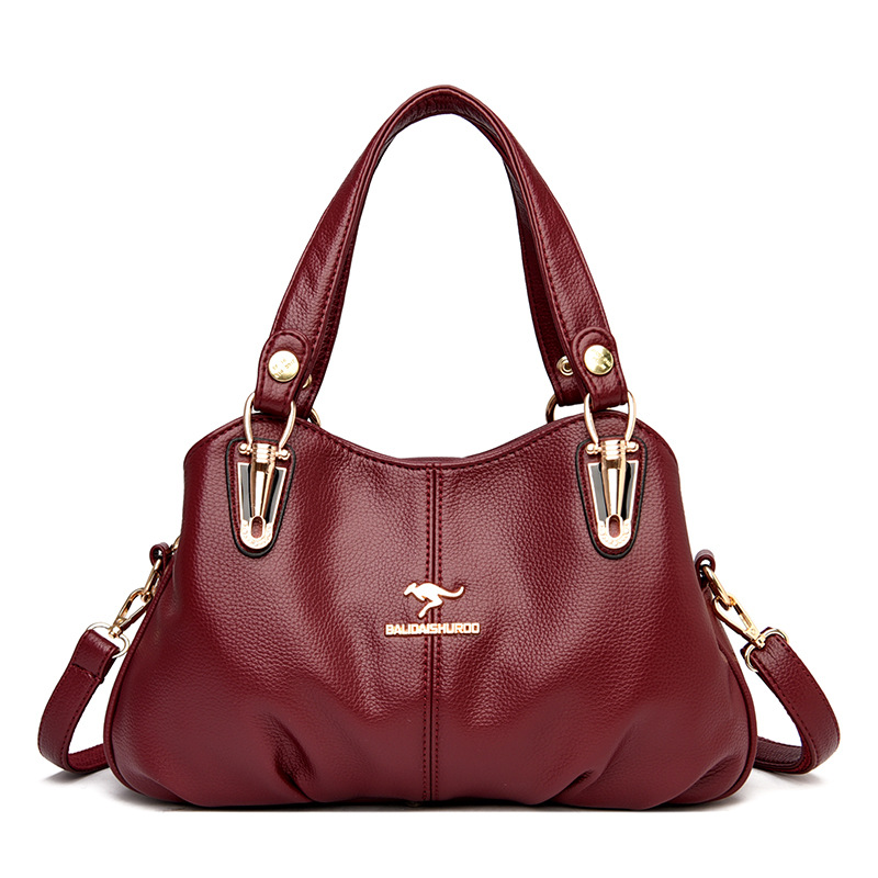 barci kangaroo bag women's bag new 2023 crossbody shoulder bag large capacity elegant women's handbag women's soft bag details Picture