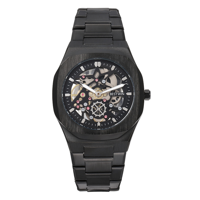 fashion alloy watch men's watch bestwin hollow butterfly clasp live broadcast foreign trade men's quartz watch watch wholesale Application Scenario