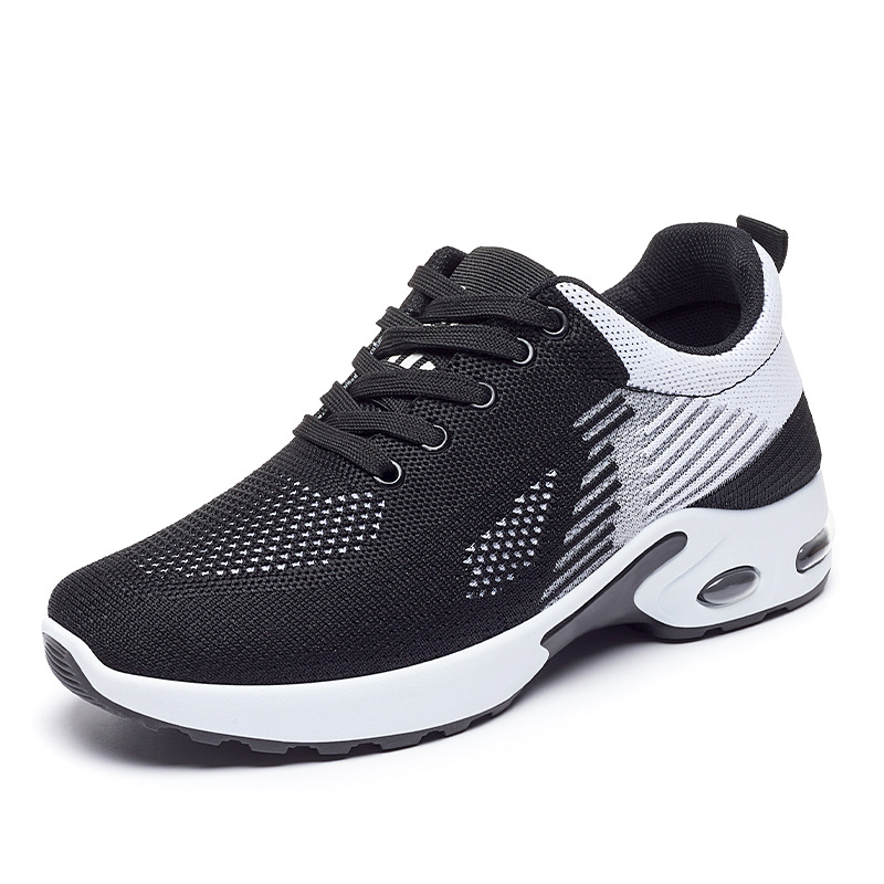 women's sports shoes summer new mesh flying woven women's breathable shoes fashion versatile casual shoes women's cross-border running shoes undefined