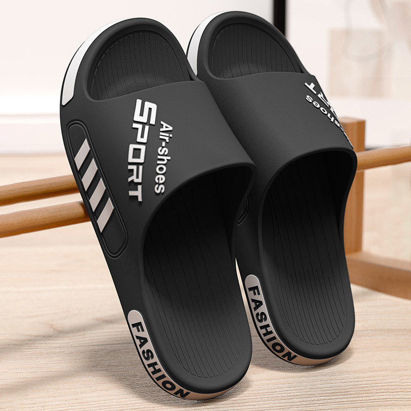 deodorant slippers men's summer large size new indoor mute home slippers women's widened non-slip sports men's shoes undefined