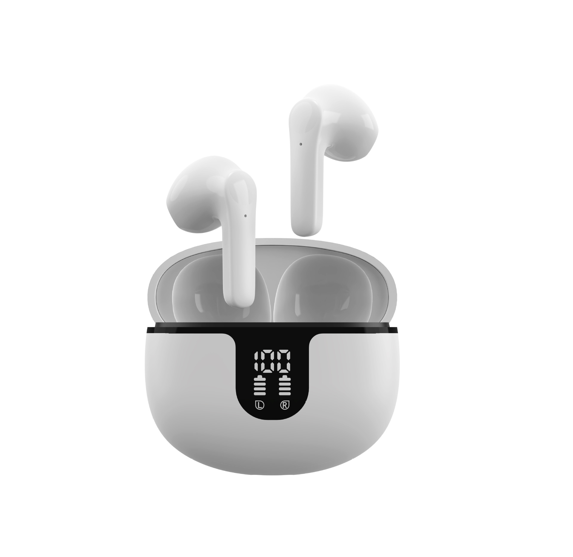 factory source tws private model s61 bluetooth 5.3 headset call noise reduction hd digital display wireless sports headset cross full figure